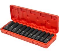 Набор головок ударных глубоких 6-гранных 11 предметов, 1/2'' DR BaumAuto BM-4117-5MP(52535)