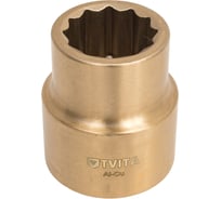 Головка торцевая искробезопасная 27 мм, 1"DR, AlCu TVITA TT1106-27A