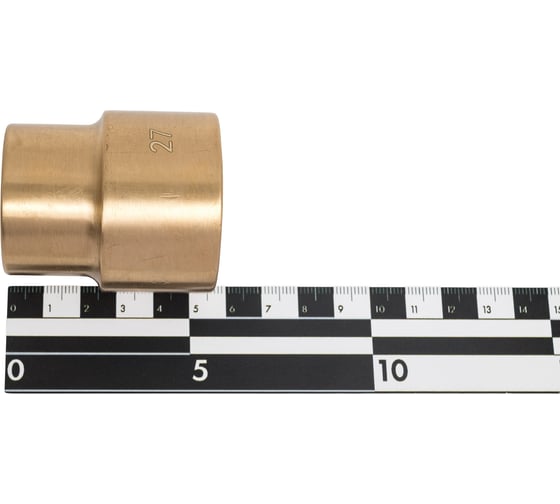 Головка торцевая искробезопасная 27 мм, 1"DR, AlCu TVITA TT1106-27A