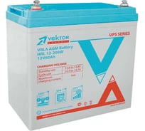 Аккумуляторная батарея HRL 12-200W 12В, 60Ач Vektor Energy 23829