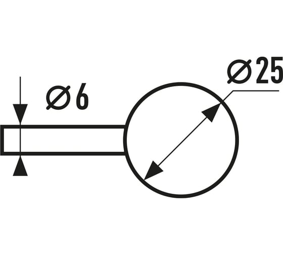 Шарошка абразивная сфера, 25x25x6 мм РемоКолор 31-3-104