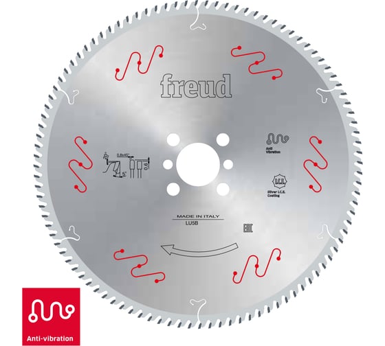 Пильный диск по алюминию 450x4x30 мм, Z128, HM Lu5B Freud 2700 1