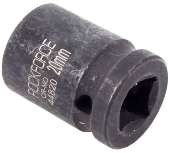 Головка торцевая 20 мм, 1/2", 12-гранная, ударная, L=58 мм, Rockforce RF-44820