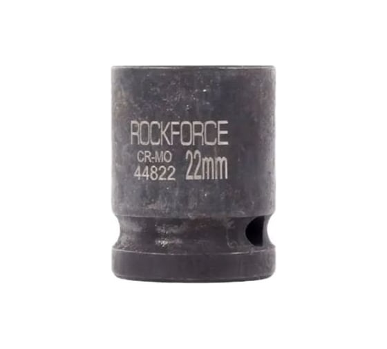 Головка торцевая 22 мм, 1/2", 12-гранная, ударная, L=58 мм Rockforce RF-44822