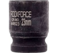 Головка торцевая 23 мм, 1/2", 12-гранная, ударная, L=40 мм Rockforce RF-44823