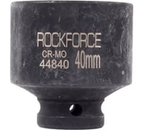 Головка торцевая 40 мм, 1/2", 12-гранная, ударная, L=54 мм Rockforce RF-44840