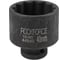 Головка торцевая 40 мм, 1/2", 12-гранная, ударная, L=54 мм Rockforce RF-44840 1