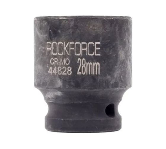Головка торцевая 28 мм, 1/2", 12-гранная, ударная, L=43 мм, Rockforce RF-44828 1