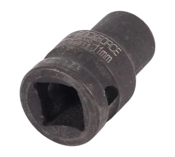 Головка торцевая 11 мм, 1/2", 6-гранная, ударная, L=40 мм, Rockforce RF-44511