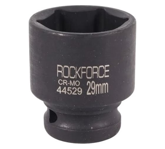 Головка торцевая 29 мм, 1/2", 6-гранная, ударная, L=43 мм Rockforce RF-44529 1