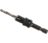 Зенковка оправка коническая со сверлом (4 мм, хвостовик HEX1/4) WPW HS04004S