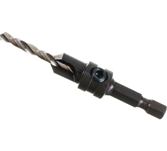 Зенковка оправка коническая со сверлом (4 мм, хвостовик HEX1/4) WPW HS04004S 1
