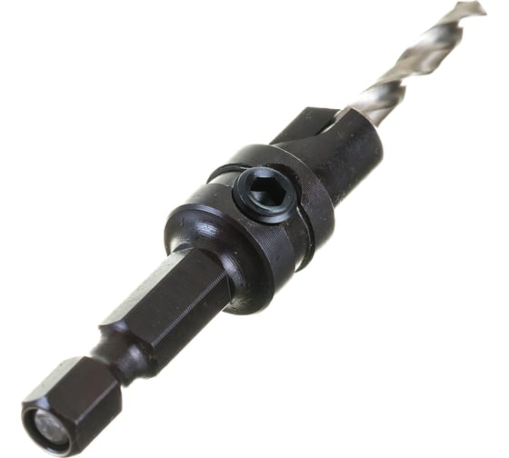 Зенковка оправка коническая со сверлом (4 мм, хвостовик HEX1/4) WPW HS04004S