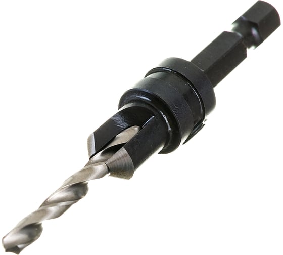 Зенковка оправка коническая со сверлом (4 мм, хвостовик HEX1/4) WPW HS04004S