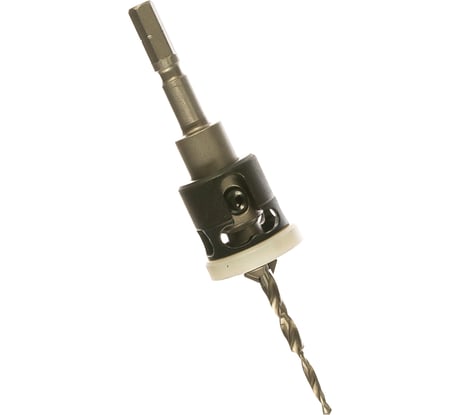 Зенковка 9.5 мм оправка коническая со ступенчатым сверлом (4-2.8 мм, HEX1/4) Festool CENTROTEC WPW AFP4004M