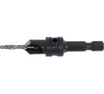Зенковка оправка коническая со сверлом (3 мм, хвостовик HEX1/4) WPW HS03004S