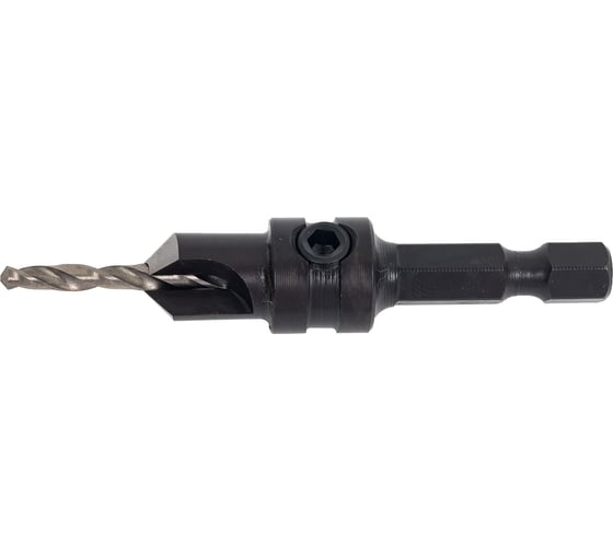 Зенковка оправка коническая со сверлом (3 мм, хвостовик HEX1/4) WPW HS03004S