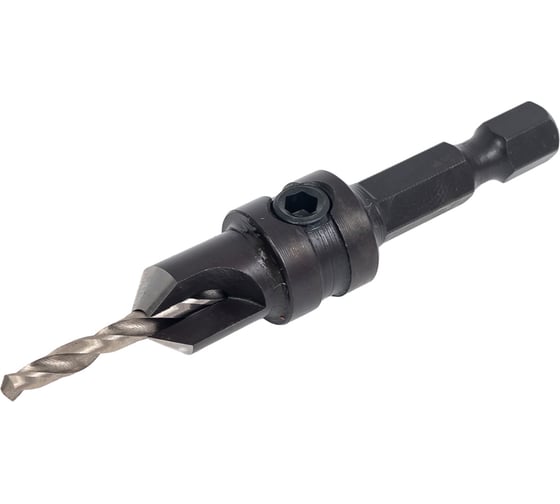 Зенковка оправка коническая со сверлом (3 мм, хвостовик HEX1/4) WPW HS03004S