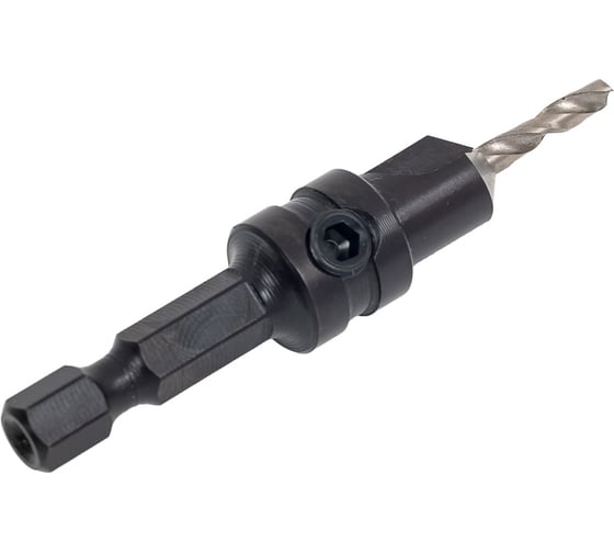 Зенковка оправка коническая со сверлом (3 мм, хвостовик HEX1/4) WPW HS03004S
