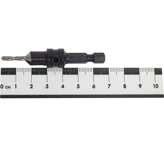 Зенковка оправка коническая со сверлом (3 мм, хвостовик HEX1/4) WPW HS03004S