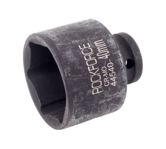 Головка торцевая 40 мм, 1/2" 6-гранная, ударная, L=54 мм Rockforce RF-44540
