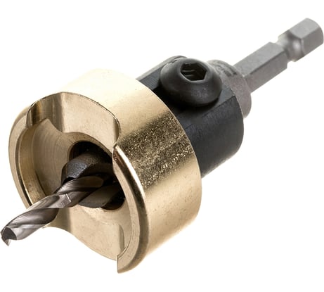 Зенковка оправка коническая со сверлом (4 мм, хвостовик HEX1/4) с ограничителем WPW ABB4004SC