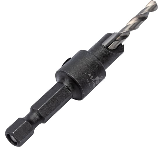 Зенковка оправка коническая со сверлом (4 мм, хвостовик HEX1/4) WPW AS04004S