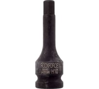 Головка-бита 10 мм, 1/2", 6-гранная, ударная, L=78 мм Rockforce RF-24407810MPB
