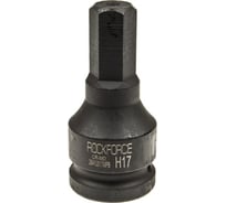 Головка-бита 17 мм, 3/4", 6-гранная, ударная, L=79 мм Rockforce RF-26410017MPB