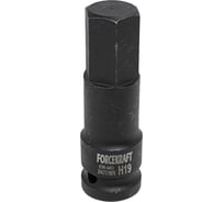 Головка-бита 19 мм, 1/2", 6-гранная, ударная, L=78 мм Rockforce RF-24407819MPB