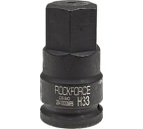 Головка-бита 33 мм, 3/4", 6-гранная, ударная, L=81 мм Rockforce RF-26410033MPB