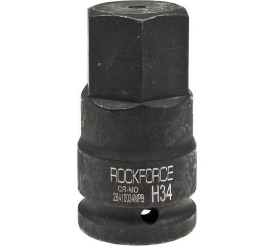 Головка-бита 34 мм, 3/4", 6-гранная, ударная, L=84 мм Rockforce RF-26410034MPB
