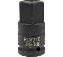 Головка-бита 36 мм, 3/4", 6-гранная, ударная, L=81 мм Rockforce RF-26410036MPB