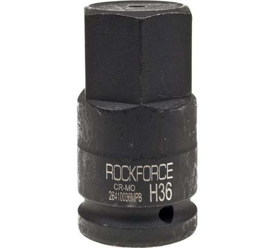 Головка-бита 36 мм, 3/4", 6-гранная, ударная, L=81 мм Rockforce RF-26410036MPB