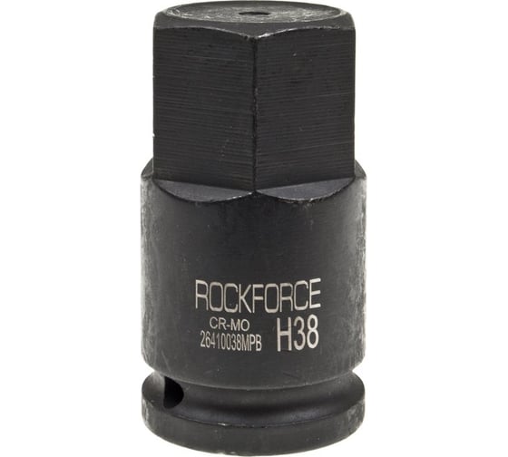Головка-бита 38 мм, 3/4" 6-гранная, ударная, L=84 мм Rockforce RF-26410038MPB