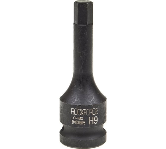 Головка-бита 9 мм, 1/2", 6-гранная, ударная, L=78 мм Rockforce RF-24407809MPB 1