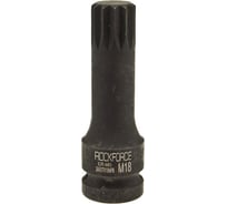 Головка-бита SPLINE ударная, 1/2", M18 Rockforce RF-24807818MPB
