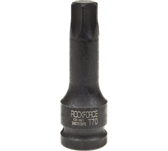 Головка-бита TORX ударная, 1/2", T70 Rockforce RF-24607870MPB 1