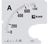 Шкала сменная для A961 600/5А-1,5 PROxima EKF SQs-a961-600