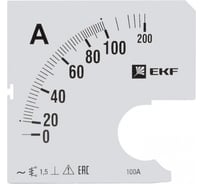Шкала сменная для A961 100/5А-1,5 PROxima EKF SQs-a961-100