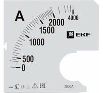 Шкала сменная для A961 2000/5А-1,5 PROxima EKF SQs-a961-2000
