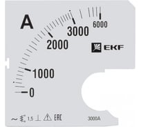 Шкала сменная для A961 3000/5А-1,5 PROxima EKF SQs-a961-3000