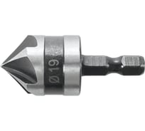 Зенкер конический по дереву, 19 мм, 6-гранный хвостовик, Политех 4970219