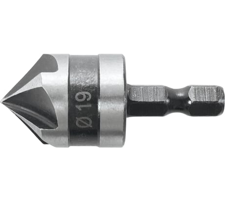 Зенкер конический по дереву, 19 мм, 6-гранный хвостовик, Политех 4970219