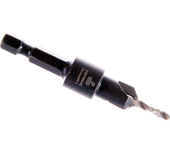 Зенковка оправка коническая со сверлом (3 мм, хвостовик HEX1/4) WPW AS03004S