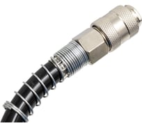 Шланг спиральный Профи черный, полиуретановый, с быстросъемными соед., 15 м, 10х14 мм Pegas pneumatic 4933