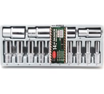 Набор торцевых головок 6-гранных (8-32 мм; 1/2"; 14 шт.) ROCKFORCE RF-T4143