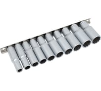 Набор торцевых головок 12-гранных (8-19 мм; 3/8"; 10 шт.) ROCKFORCE RF-3102-9(3306)
