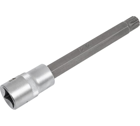 Головка с длинной вставкой SPLINE 1/2", M12x140 мм для болтов ГБЦ AV Steel AV-920085
