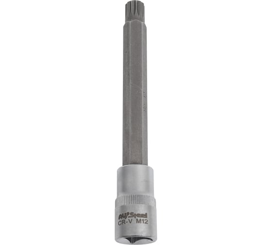 Головка с длинной вставкой SPLINE 1/2", M12x140 мм для болтов ГБЦ AV Steel AV-920085